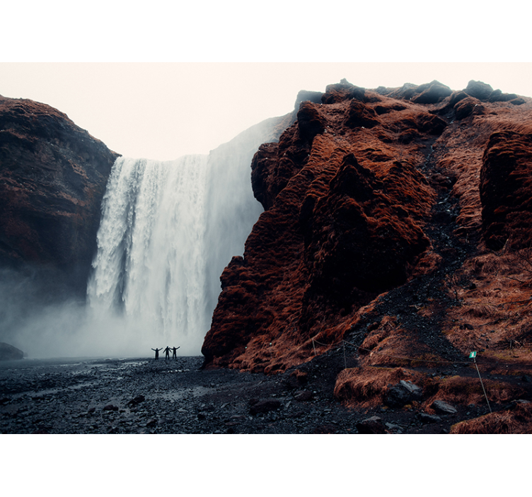 Şelale duvar resim - büyük Şelale manzarası - TenStickers