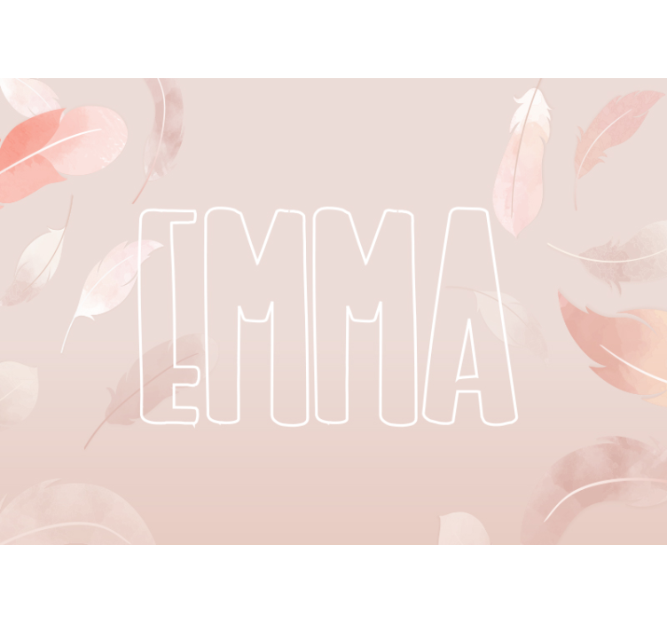 Kreş duvar resmi - Özelleştirilmiş İsim Üretimi - TenStickers