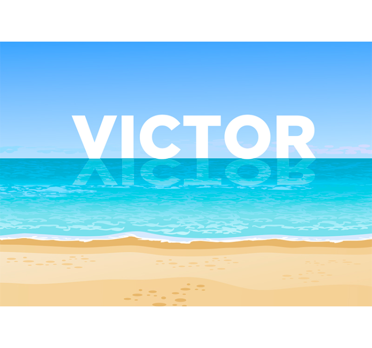 Deniz manzaraları 3d duvar resmi - TenStickers