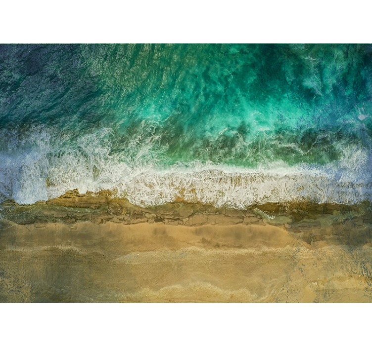 Deniz suyu duvar resmi altında deniz suyu vintage - TenStickers