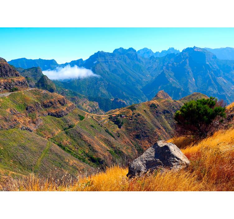 Görkemli manzara dağ duvar resim - TenStickers