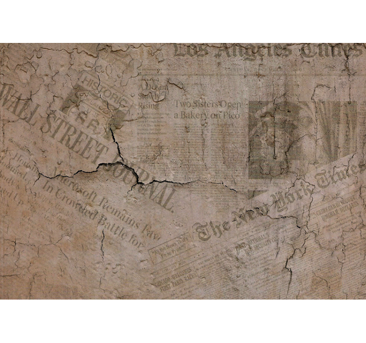 Doku ve desen duvar reslim eski yıpranmış doku - TenStickers