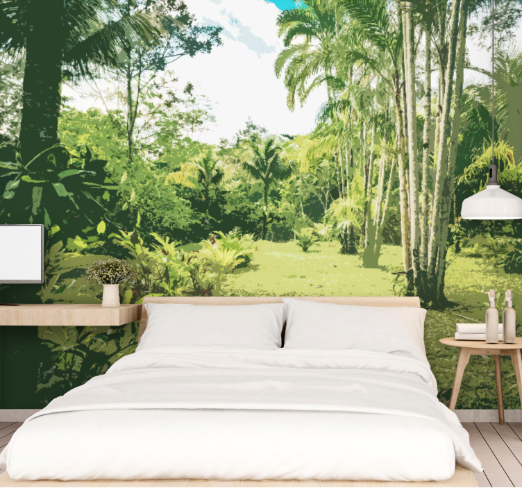 Amazon orman ormanı duvar resmi - TenStickers