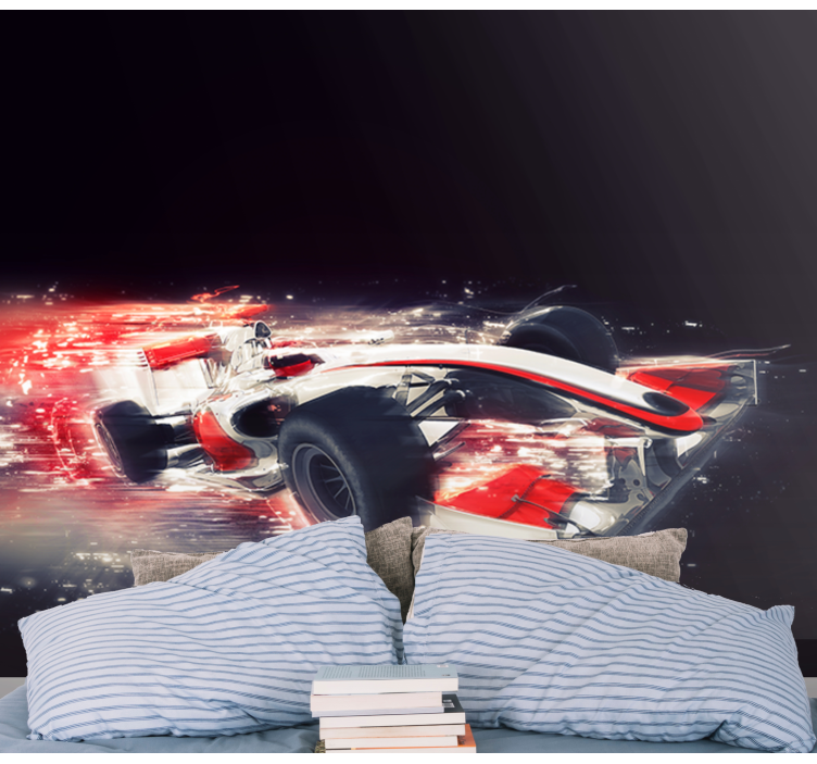 Araç duvar resim hızlı araba hareketi - TenStickers