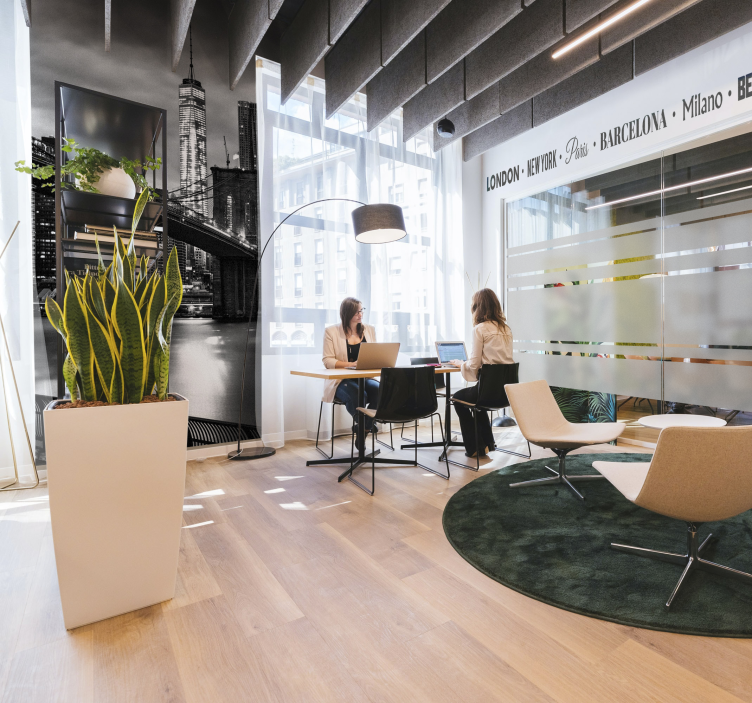 Brooklyn köprüsü siyah beyaz duvar kağıdı - TenStickers