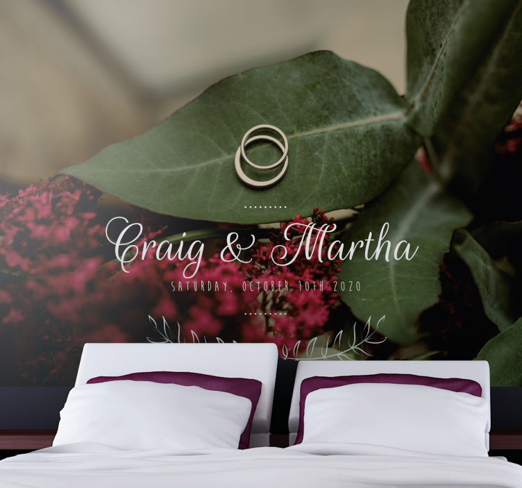 çift ve tarihler evlilik duvar resimleri - TenStickers