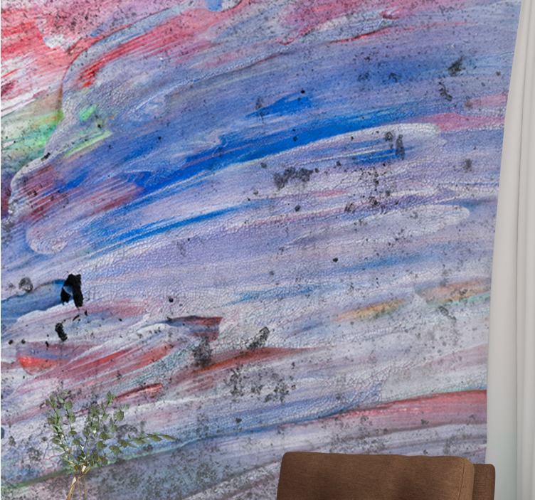 Dinamik renk girdapları soyut duvar resim - TenStickers