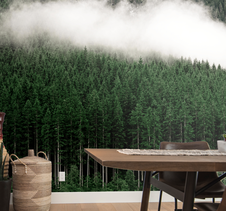 Doğa duvar resim - görkemli orman manzarası - TenStickers