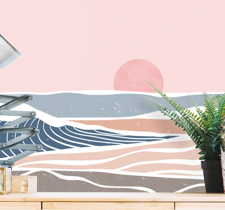 Doğa duvar resim - sakin kıyı manzarası - TenStickers