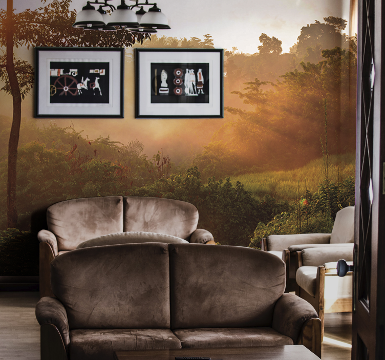 Doğa duvar resim sakin orman manzarası - TenStickers