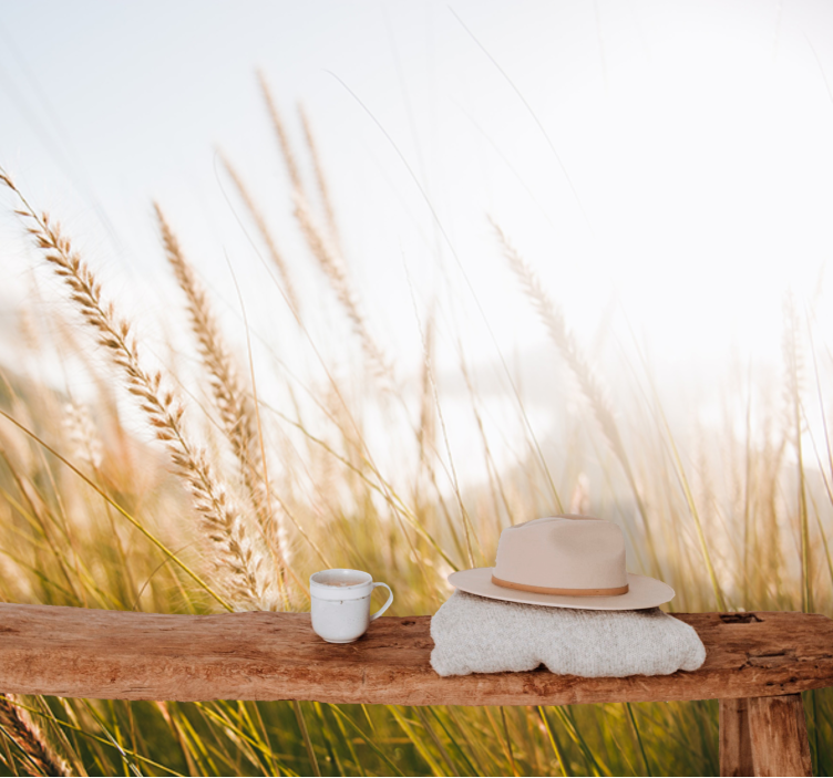 Doğa duvar resim yumuşak Çimenler esintisi - TenStickers