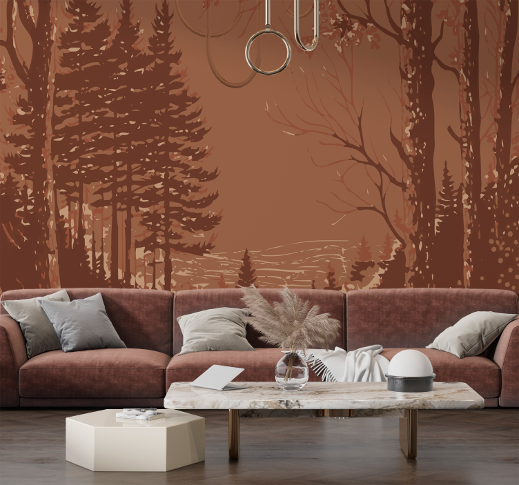 Doğa soyut tasarım Duvar resimleri - TenStickers