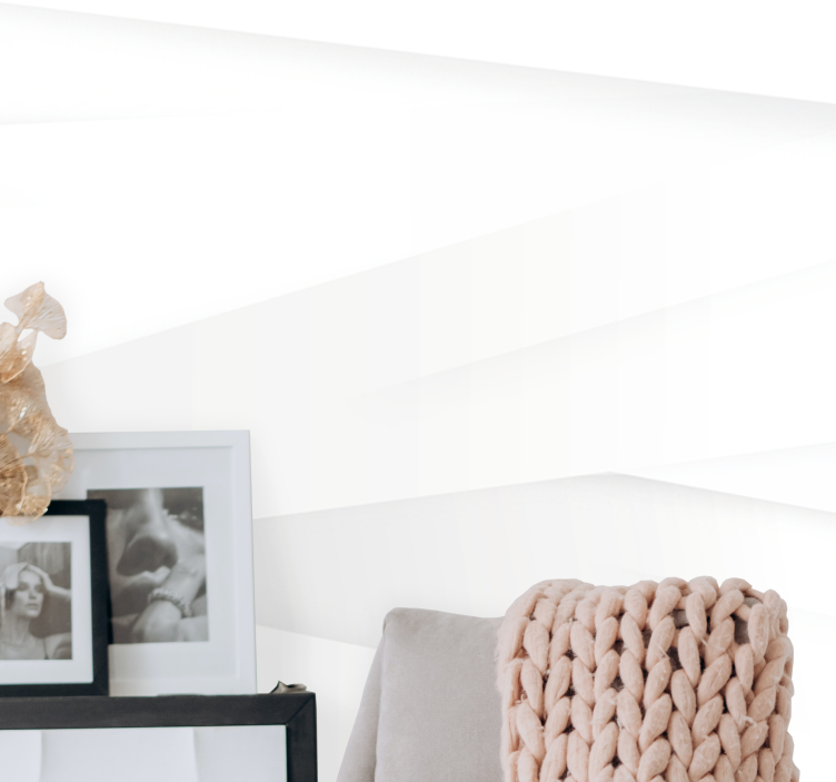 Doku ve desen duvar resim katmanlı geometrik Şekiller - TenStickers