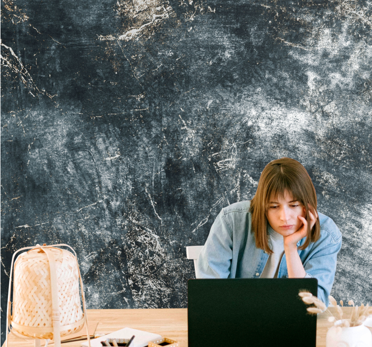 Doku ve desen duvar resim koyu doku yüzey - TenStickers