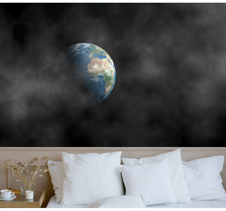 Duman evlilik duvar resimleri ile çevrili dünya - TenStickers