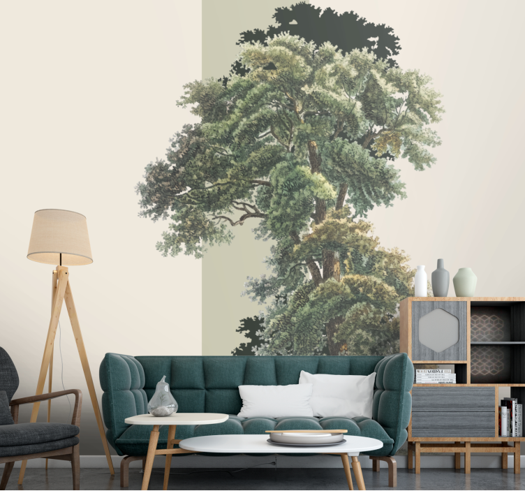 Estetik ağaç tasarımı evlilik duvar resimleri - TenStickers