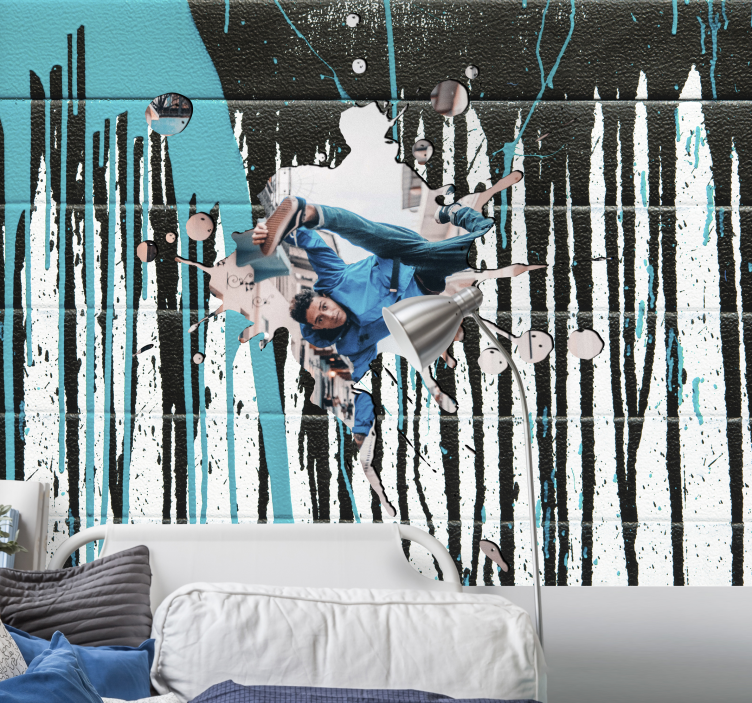 Foto özel ile grafiti tarzı fotomural - TenStickers