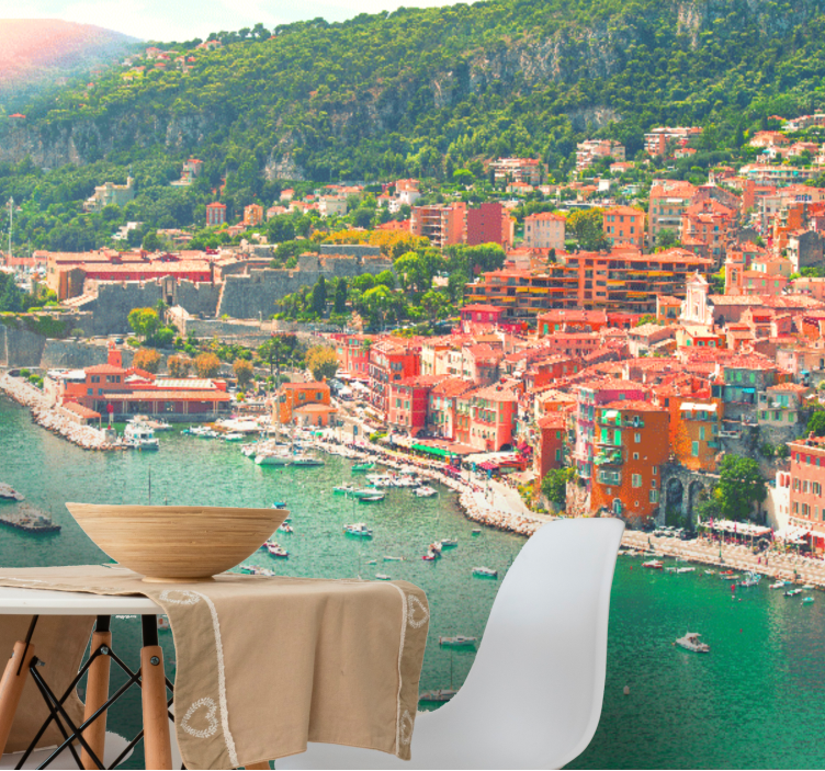 Fransız rivierası sahil duvar resmi - TenStickers