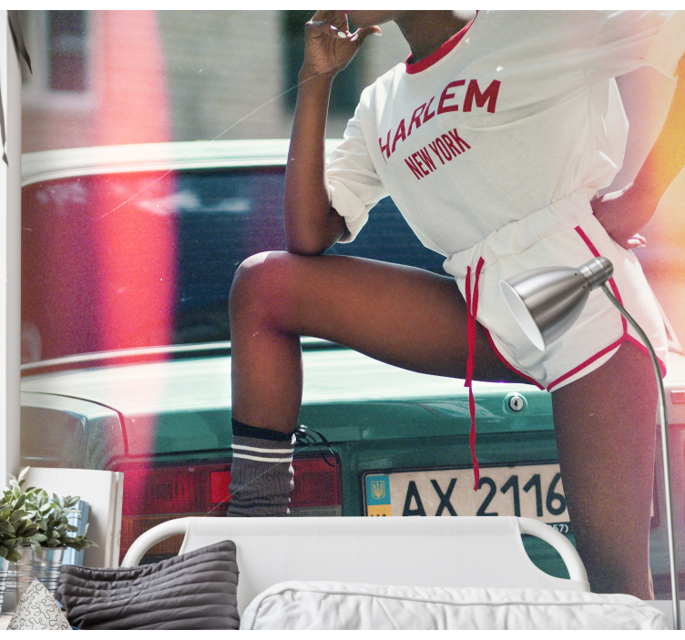 Harlem tarzı poz insanlar duvar resim - TenStickers