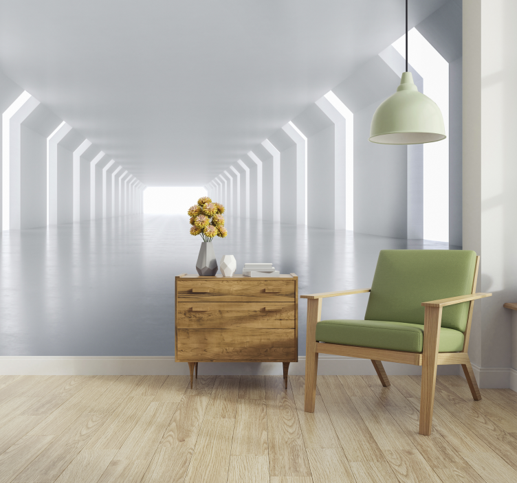 ışık 3d duvar resmi - TenStickers