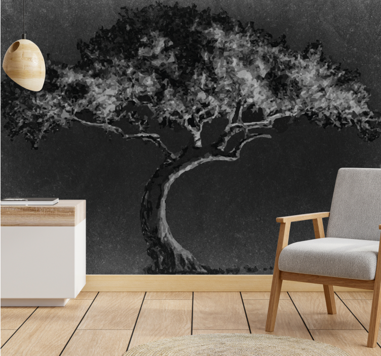 Söğüt ağacı İskandinav evlilik duvar resimleri - TenStickers