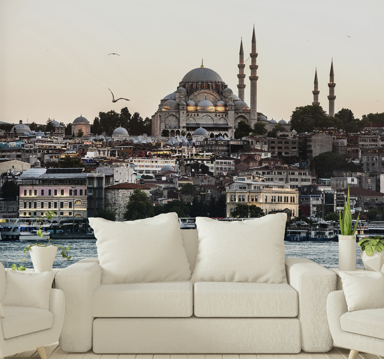 Istanbul okyanus duvar resmi - TenStickers