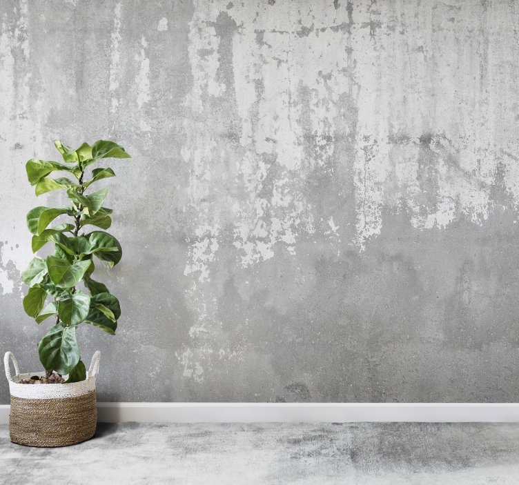 Kaba beton taş duvar resmi - TenStickers