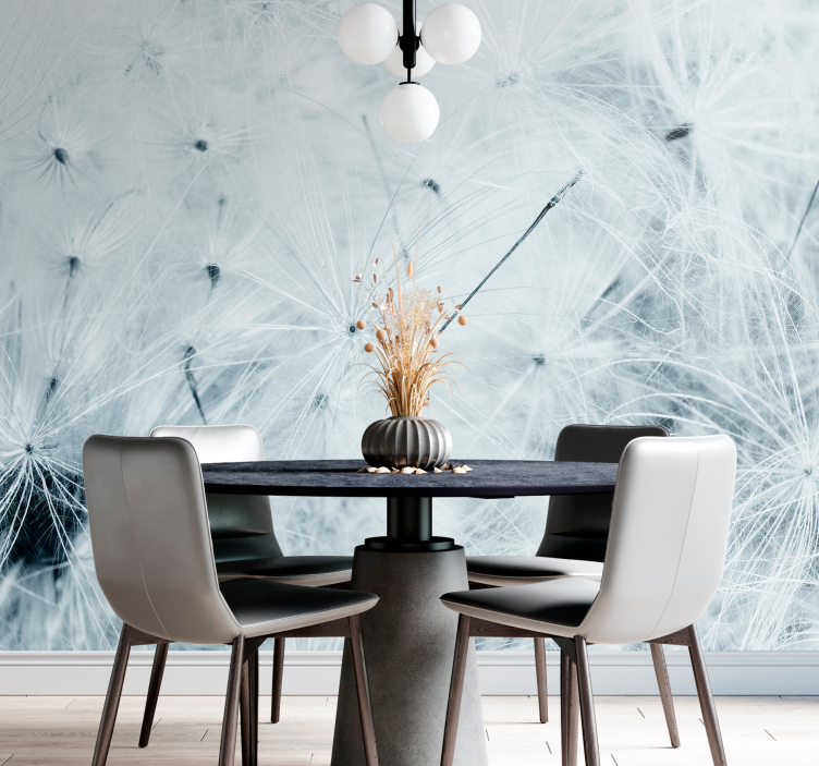 Karahindiba duvar resim - nazik karahindiba tohumları - TenStickers