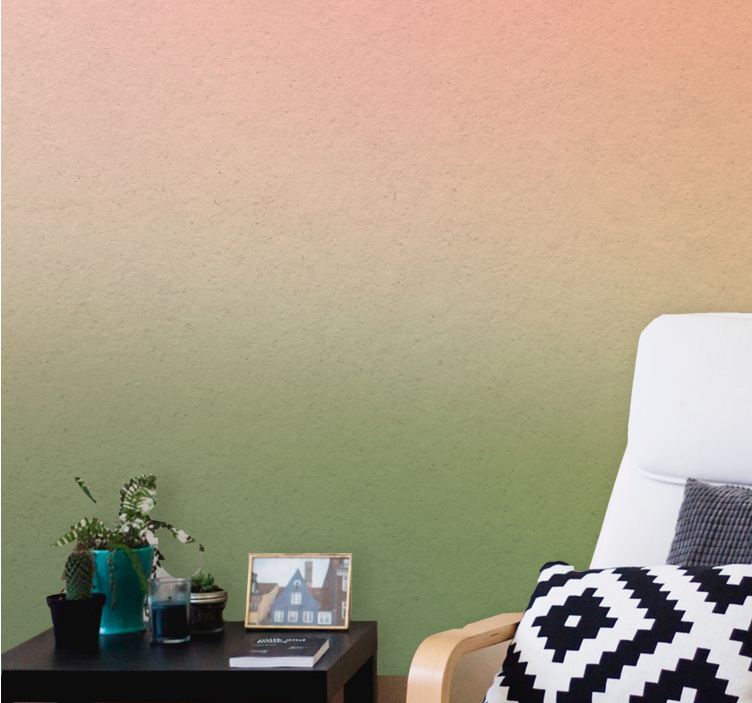 "kawaii" tarzı ombre soyut duvar resimleri - TenStickers