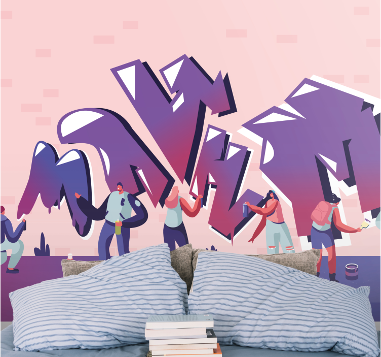 Kentsel sanat duvar resmi - yaratıcı kentsel İfade sanatı - TenStickers