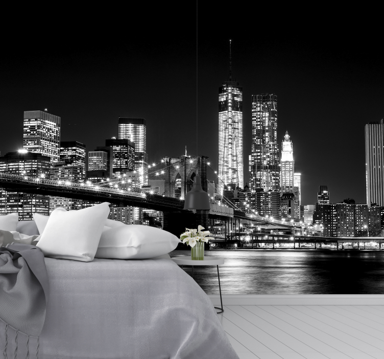 New york doğu nehri new york duvar resmi - TenStickers