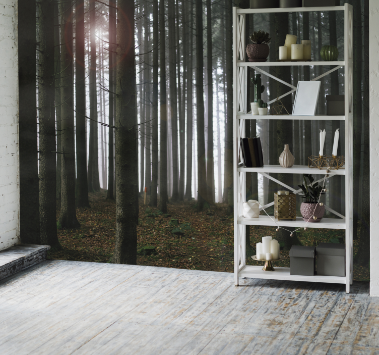 Orman manzara duvar resmi - TenStickers