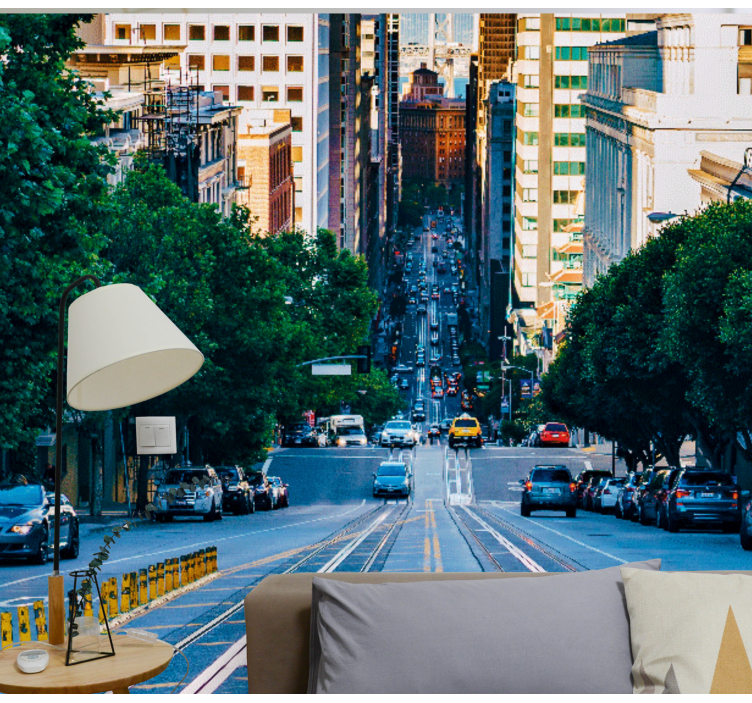 Şehir ve Ülke duvar resim - Şehir manzarası - TenStickers