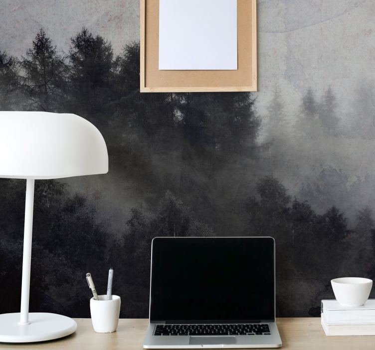 Sisli orman ormanı duvar resmi - TenStickers
