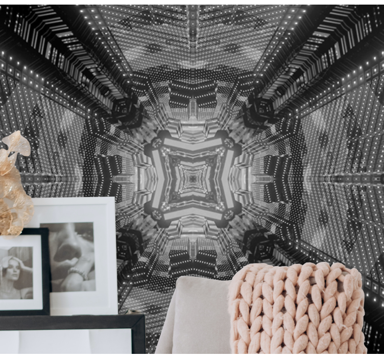 Soyut duvar resim - karmaşık geometrik desenler - TenStickers