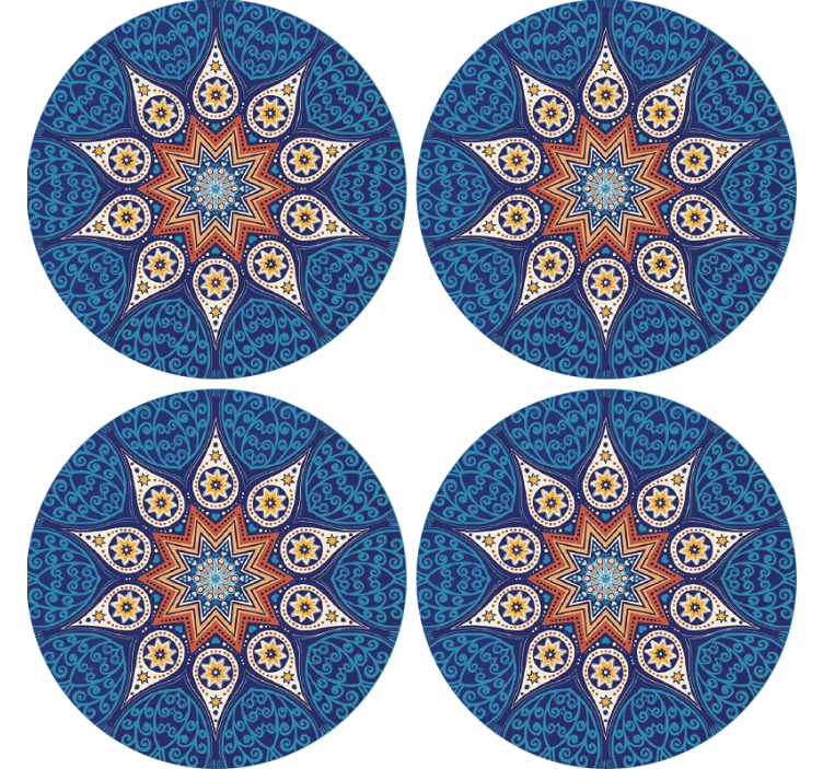 Mandala mozaik orijinal altlığı - TenStickers