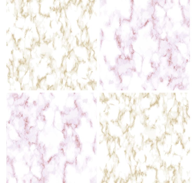 Doğal mermer bardak altlığı - TenStickers