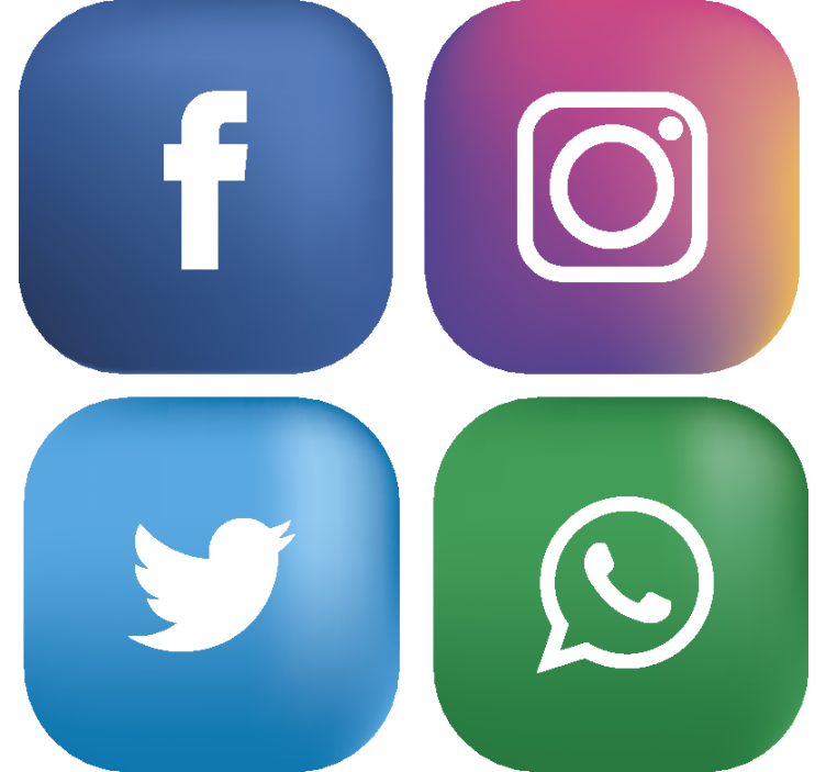 Sosyal medya geek bardak altlığı - TenStickers