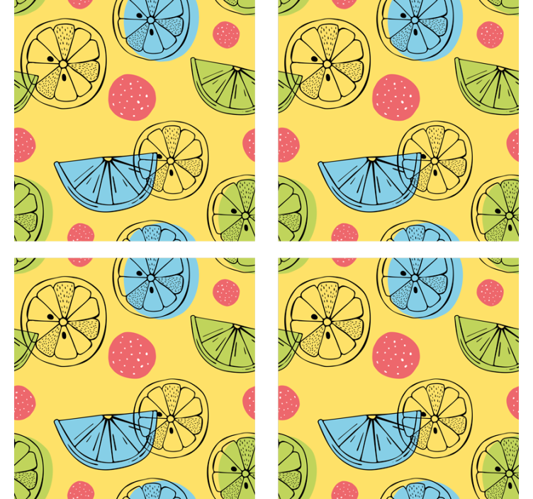 Sarı narenciye altlığı - TenStickers