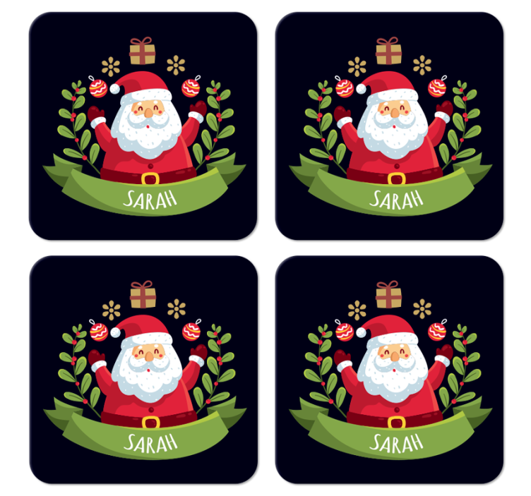 Noel baba adı ile noel treni - TenStickers