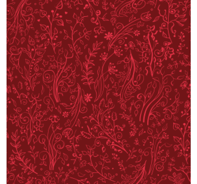 çiçek desenli arka plan bardak altlığı - TenStickers