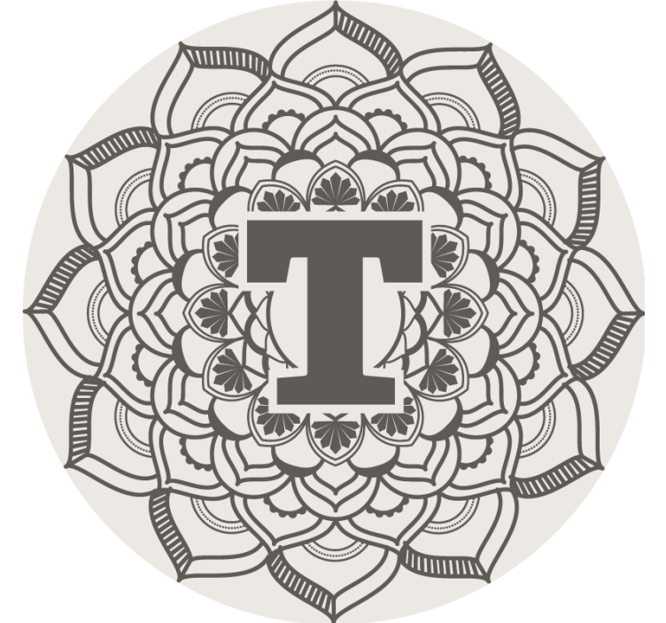 Ilk mandala kişiselleştirilmiş bardak altlıkları - TenStickers