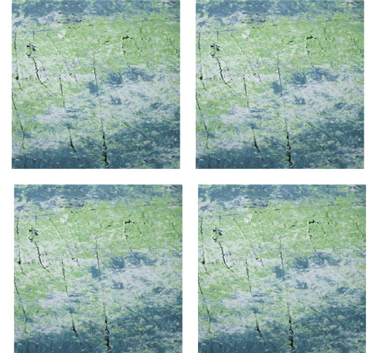 Bira bardak altlığı dokulu yeşil yüzey - TenStickers