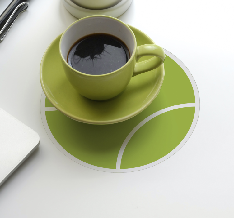 Karikatür tenis topu treni - TenStickers