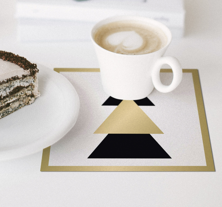 Noel zarif ağaç desen içki altlığı - TenStickers