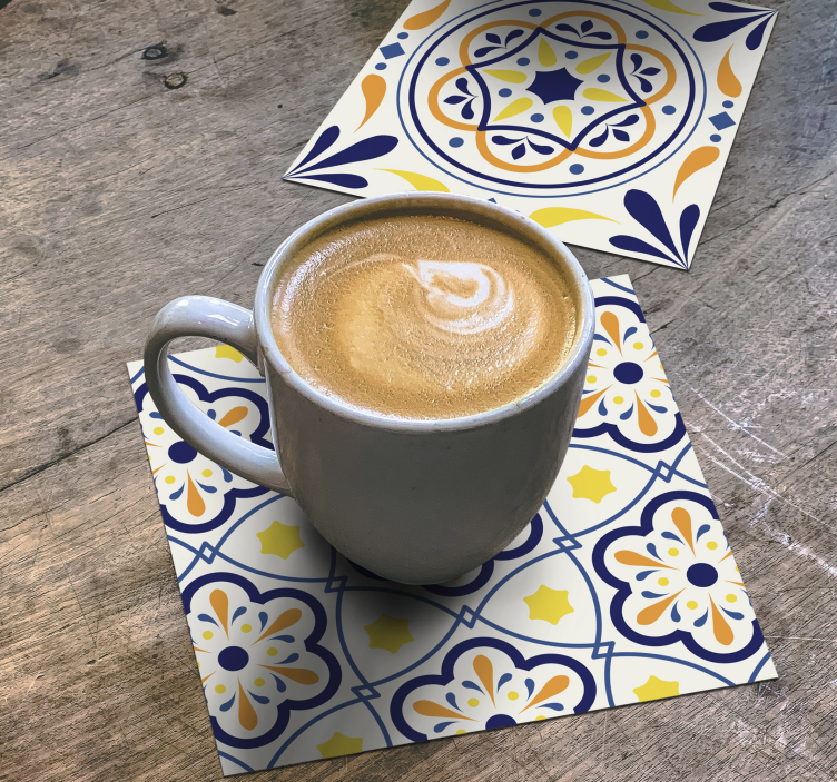 Portekiz karo baskı altlığı - TenStickers