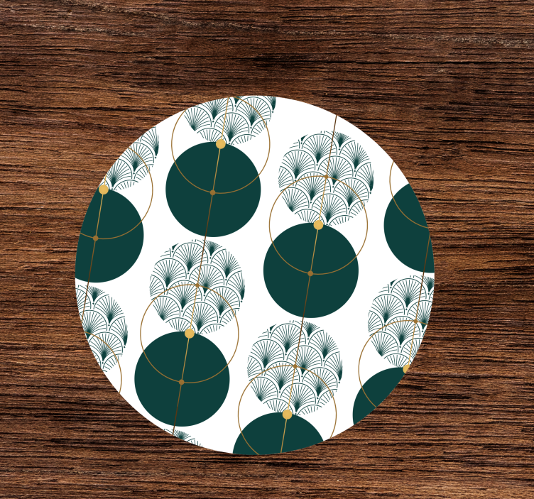 Sihir tarzı geo art modern coaster - TenStickers