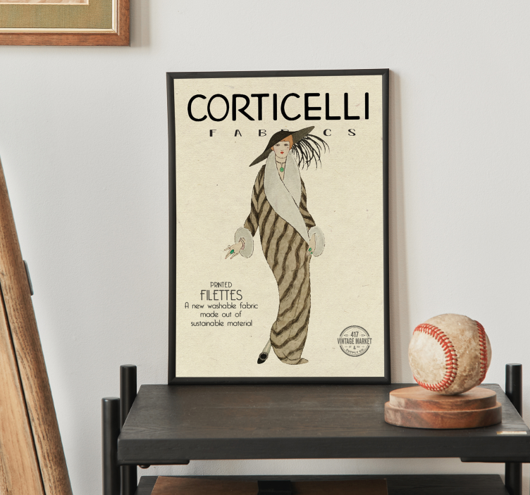 1920'lerin modası Art Déco poster - TenStickers