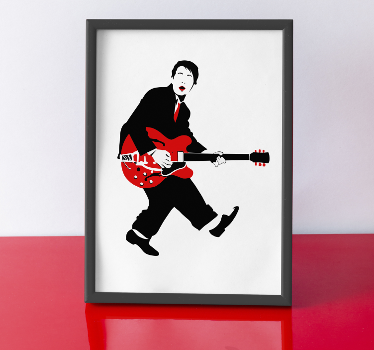 1955'e geri dönelim müzikal afiş - TenStickers