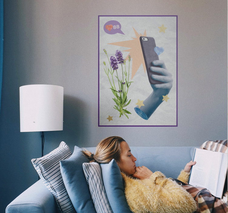 Dijital yaşam afişi baskısı - TenStickers